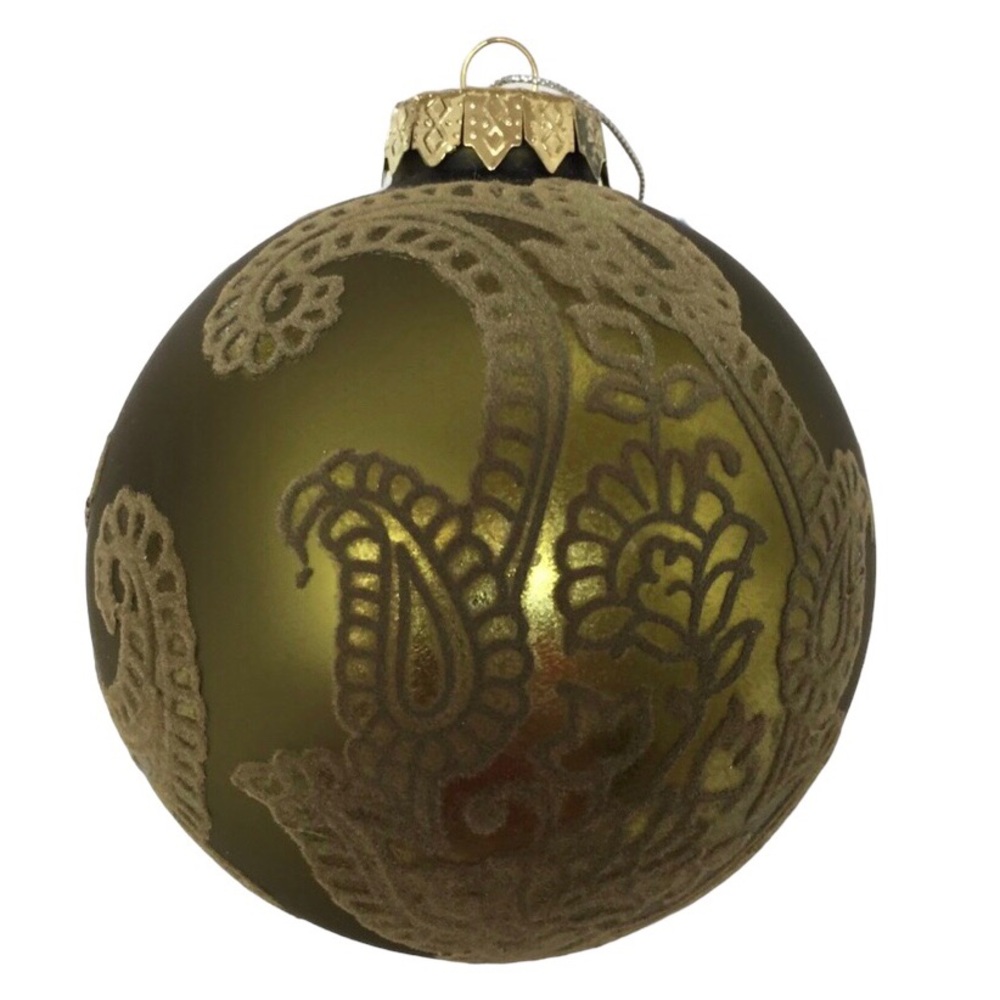 Paisley Ball Ornament